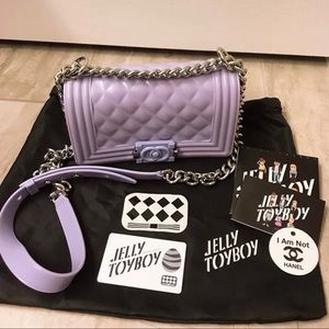 Jelly toy boy crossbody bag